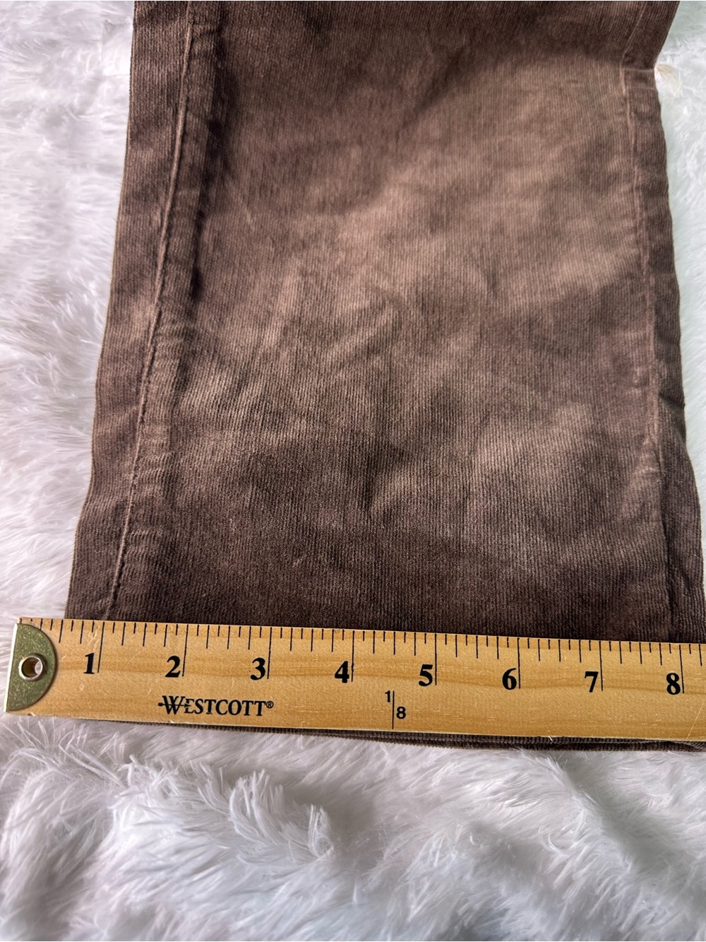 NYDJ Brown Corduroy Straight-Leg Women’s Pants - Picture 11 of 14